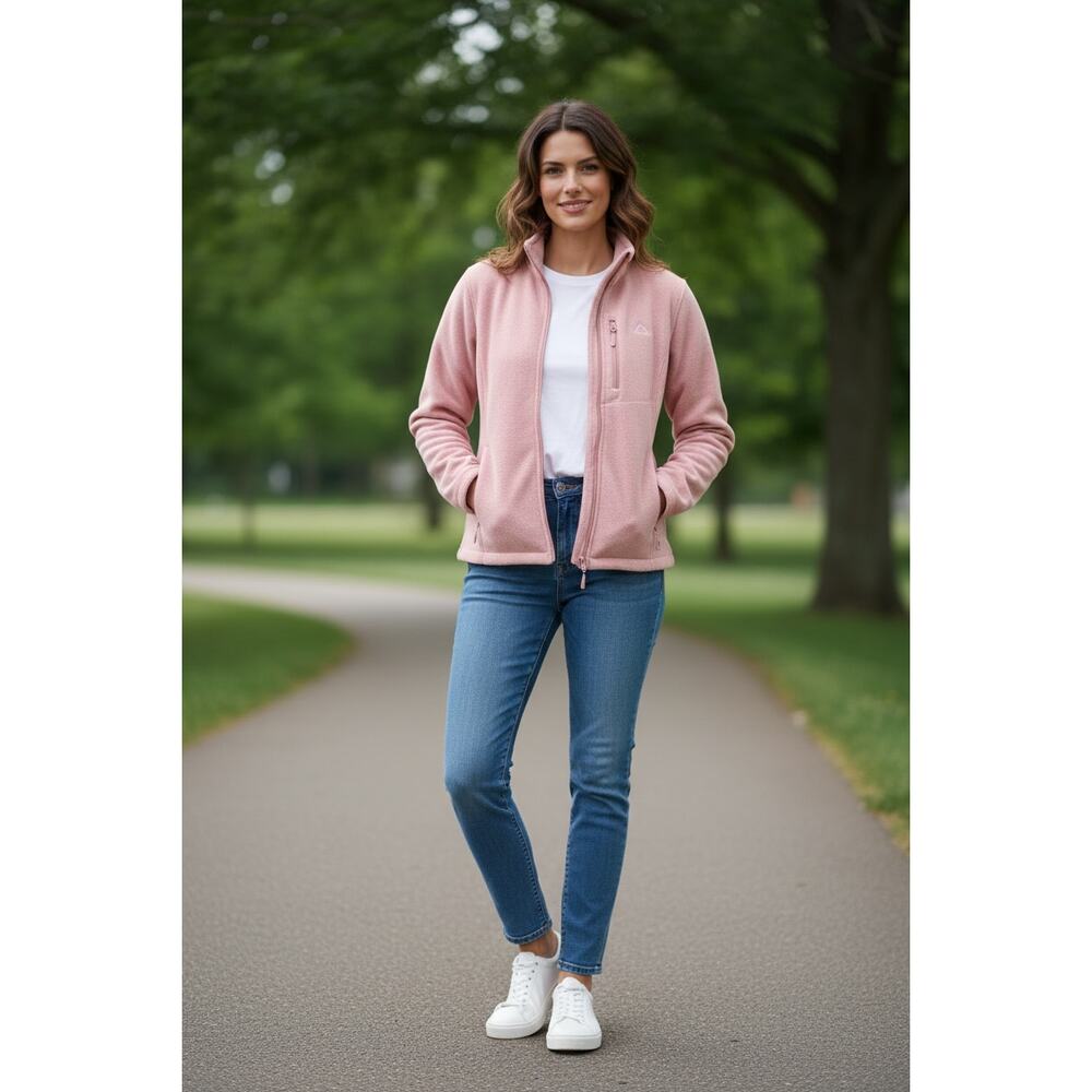 Urban Outdoor Jacket Women's Small Pink Otto Sherpa Fleece Cottage Glam NEW